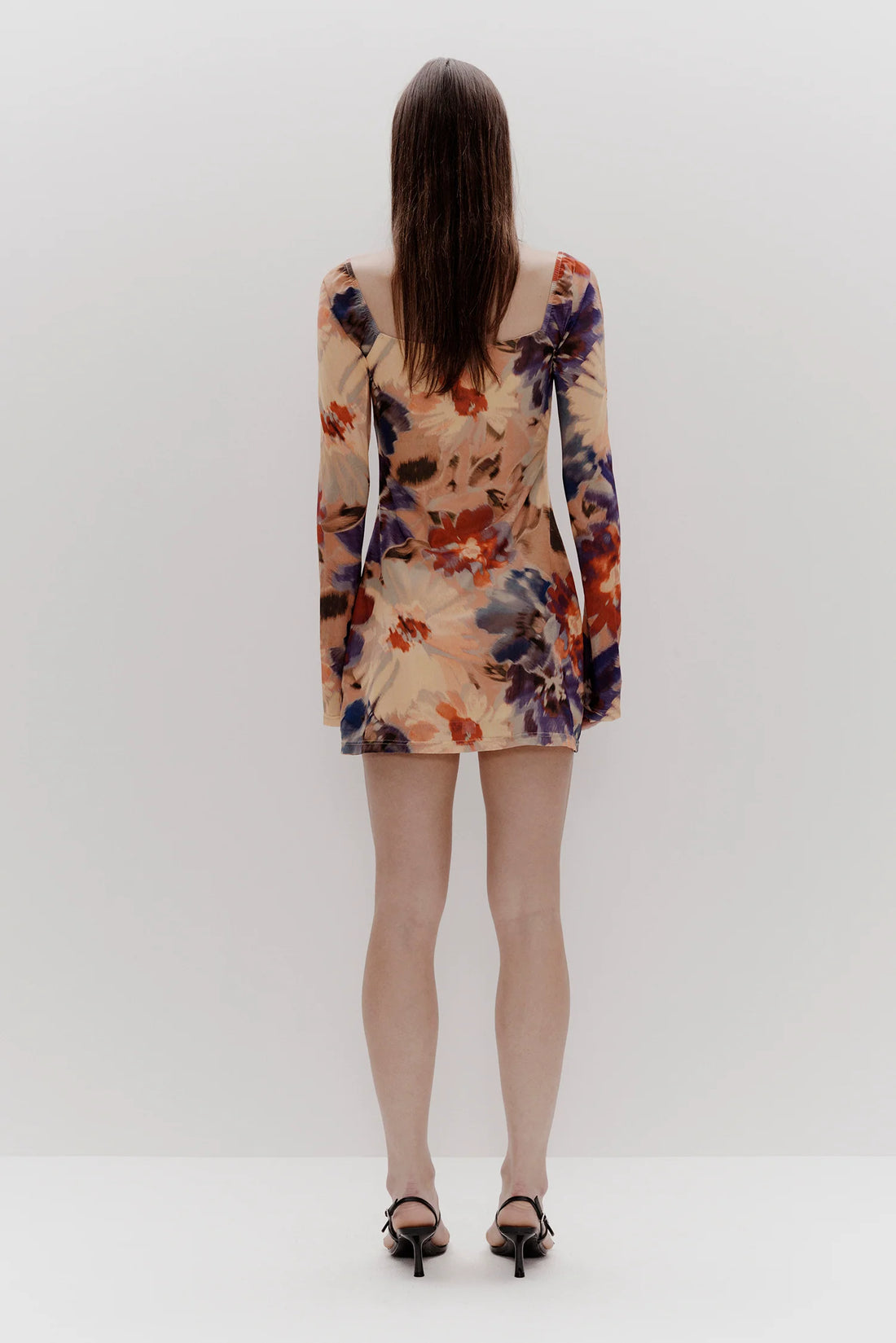 Golden Hour Mini Dress Vintage Floral