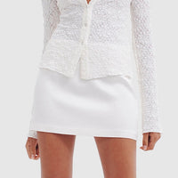 Good Life Mini Skirt White