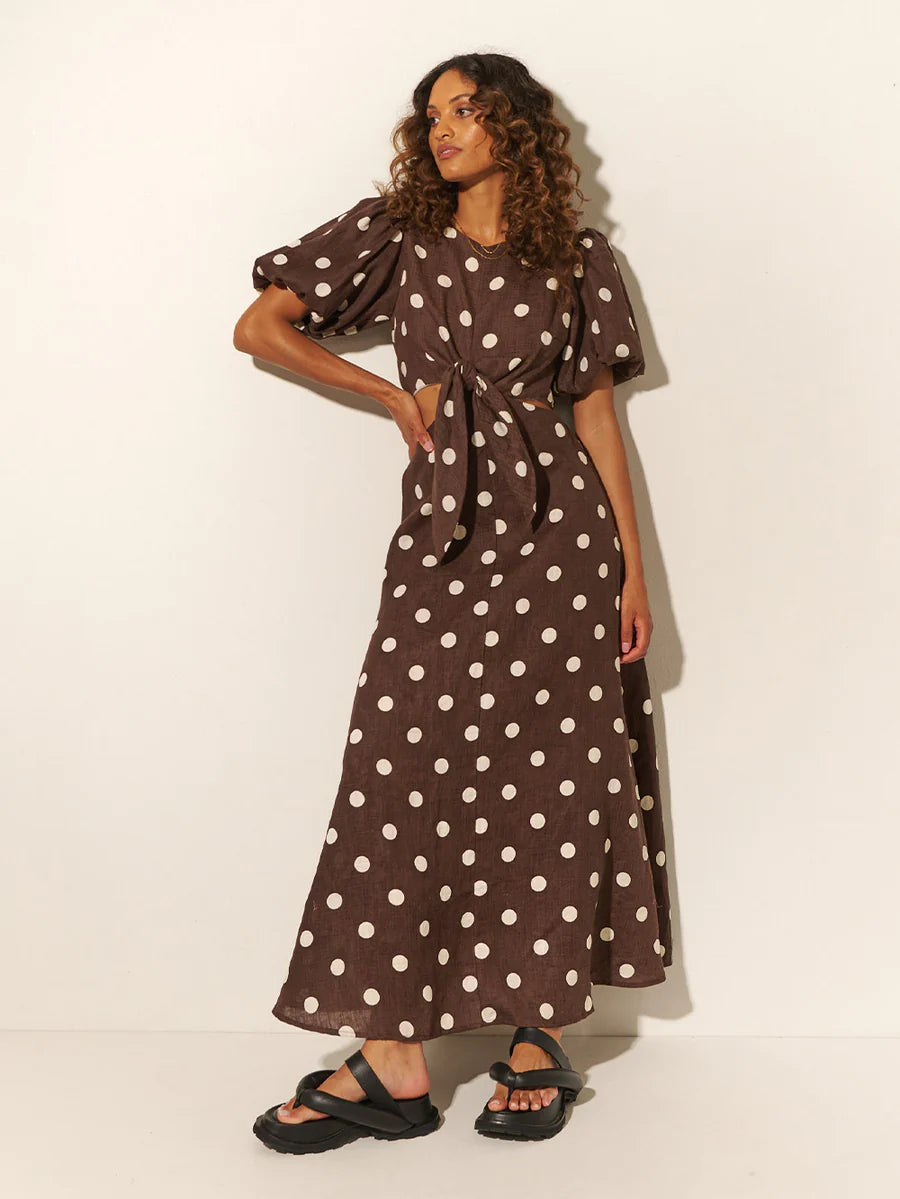 Harper Maxi Dress Chocolate