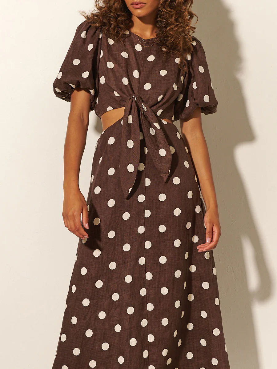 Harper Maxi Dress Chocolate