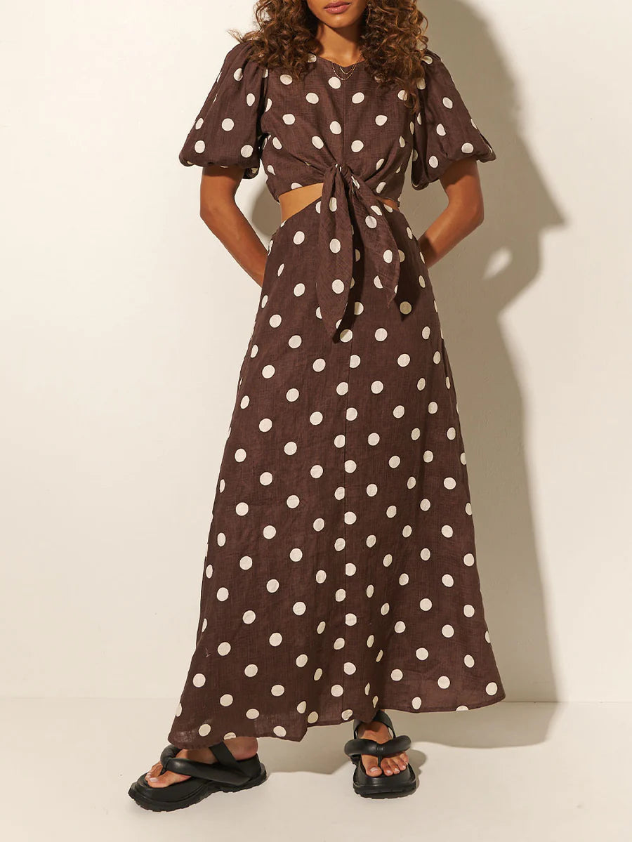 Harper Maxi Dress Chocolate