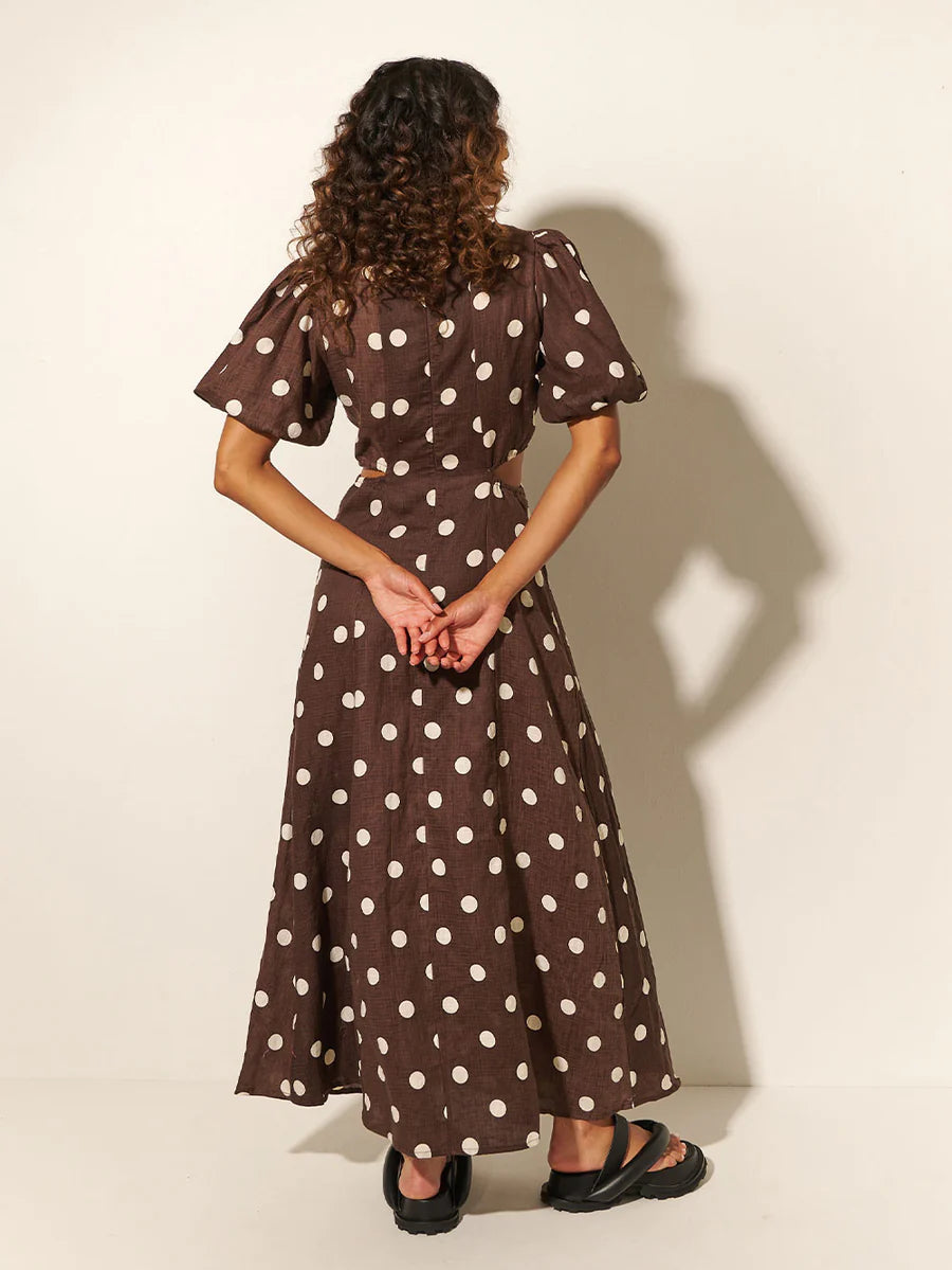 Harper Maxi Dress Chocolate