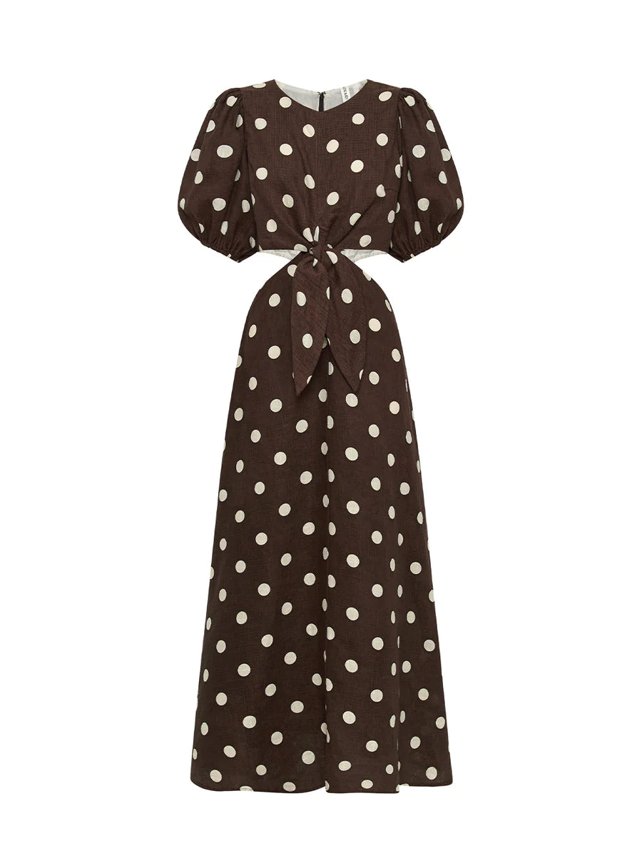 Harper Maxi Dress Chocolate