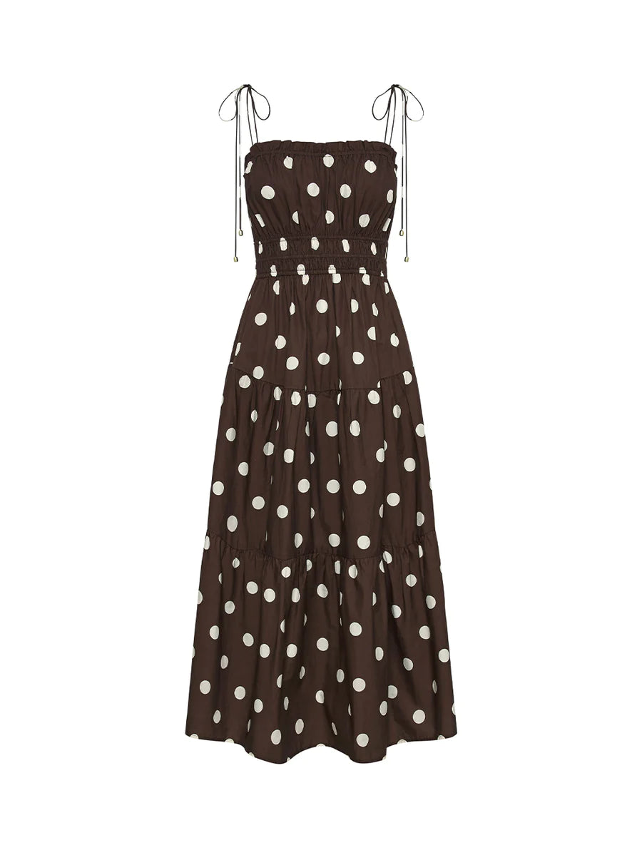 Harper Midi Dress Chocolate