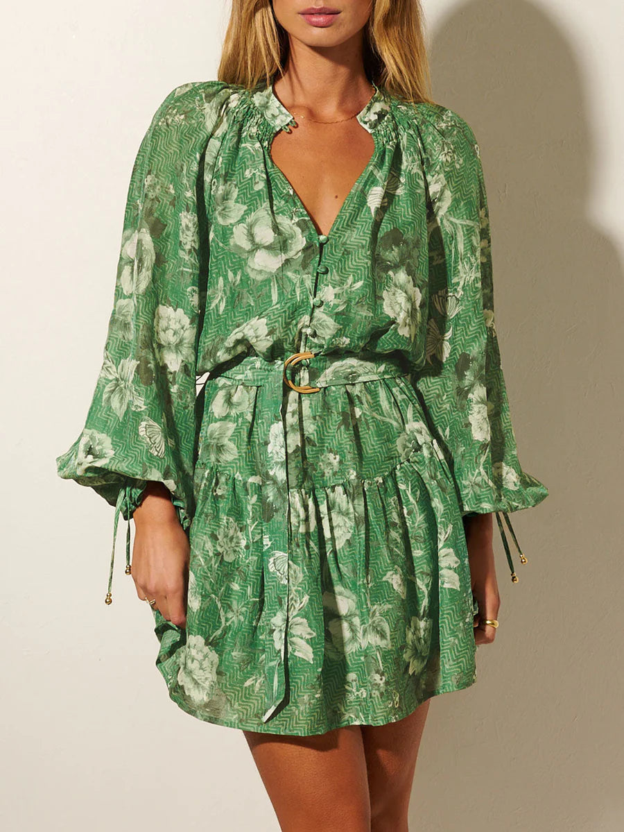 Khalo Mini Dress Green
