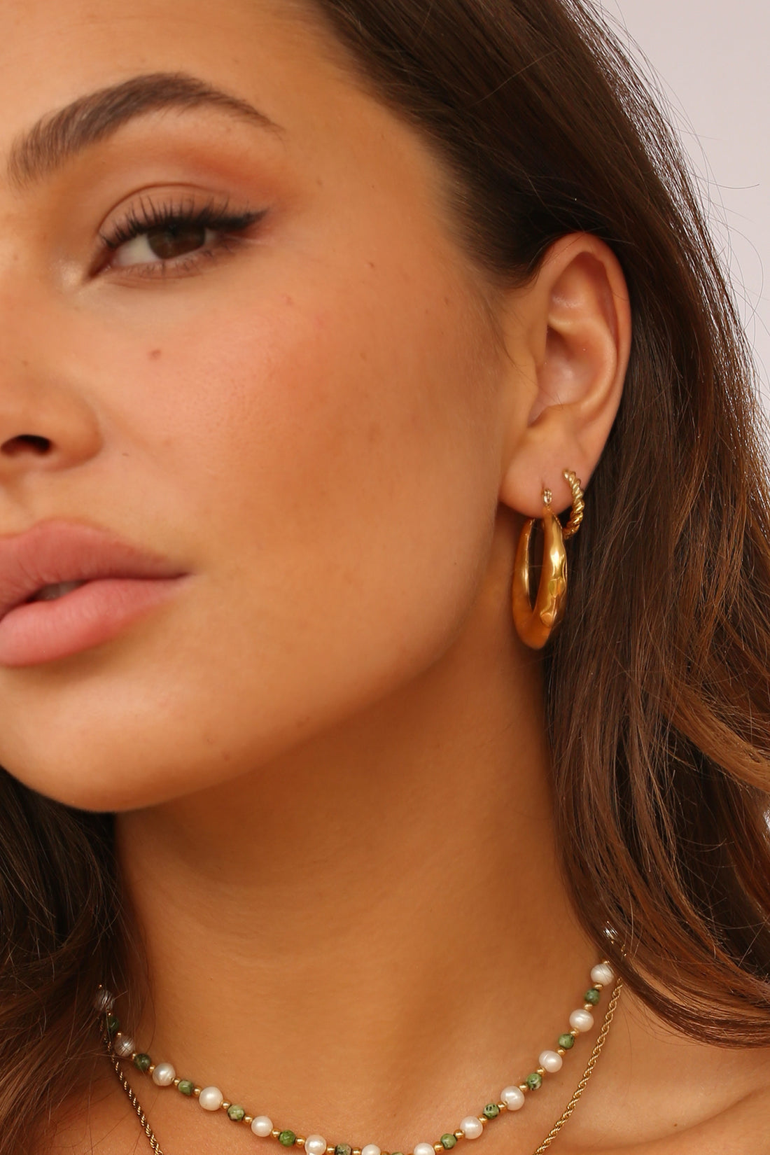 Nico Hoop Earrings Gold