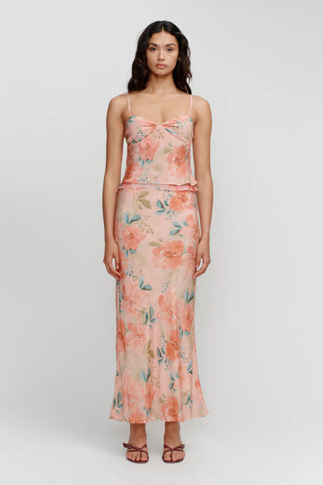 Marli Slip Skirt Watermelon Floral