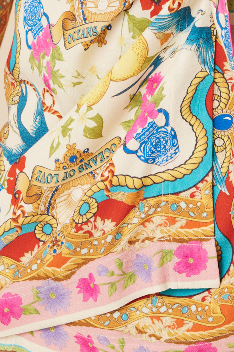 Maddelena Wrap Skirt Mosaic