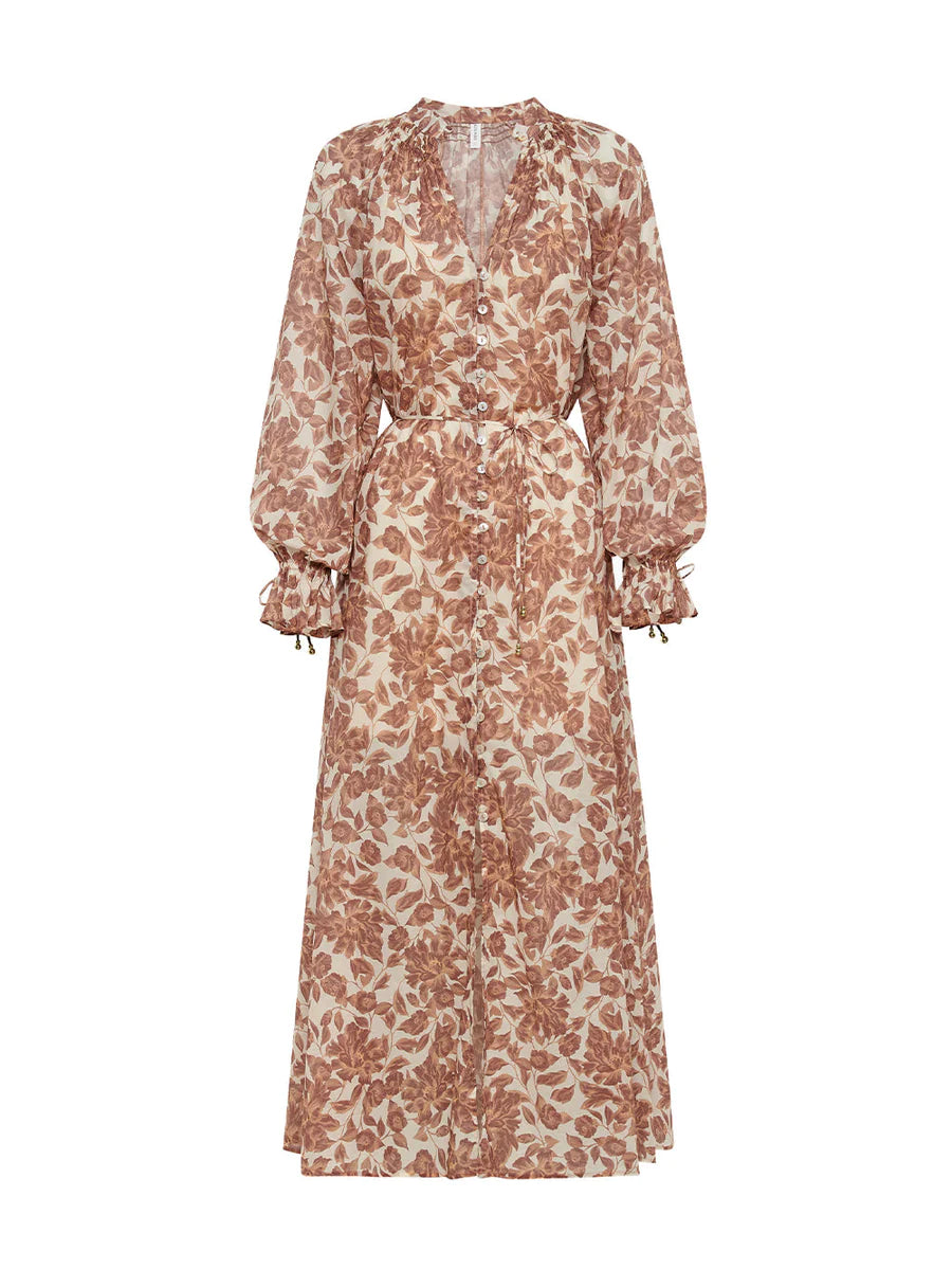 Milano Maxi Dress Walnut
