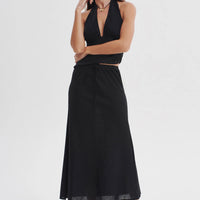 Bebe Midi Skirt Black