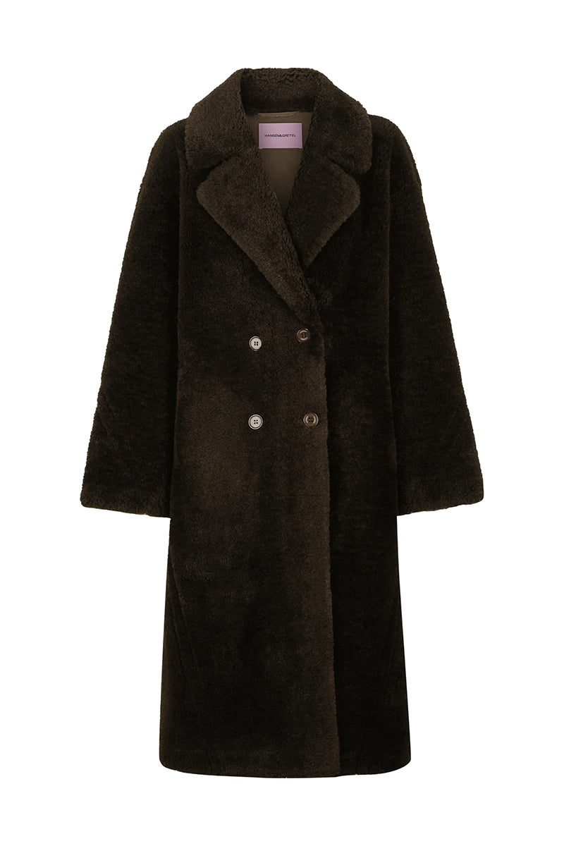 NOLA TEDDY COAT MOSS