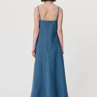 Nialley Organic Maxi Dress Classic Denim