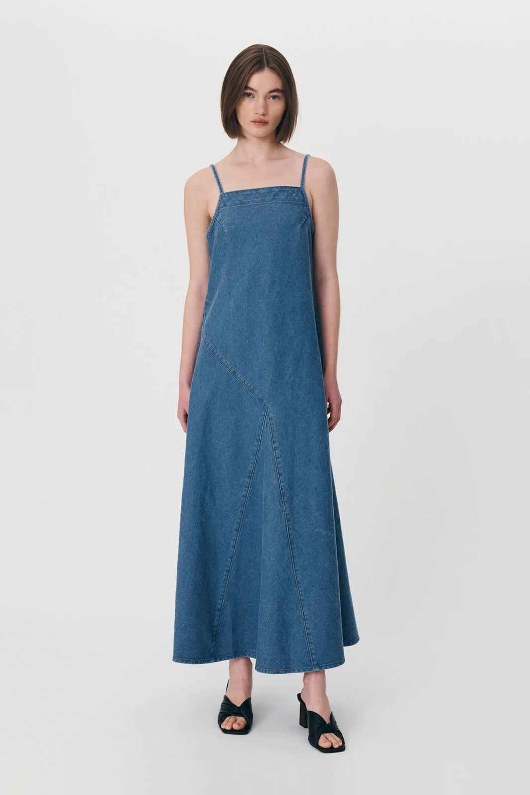Nialley Organic Maxi Dress Classic Denim
