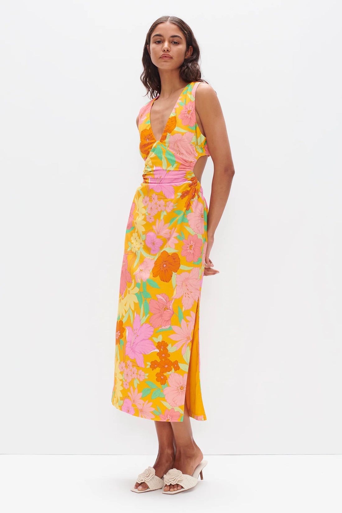 Paige Midi Dress Tropic