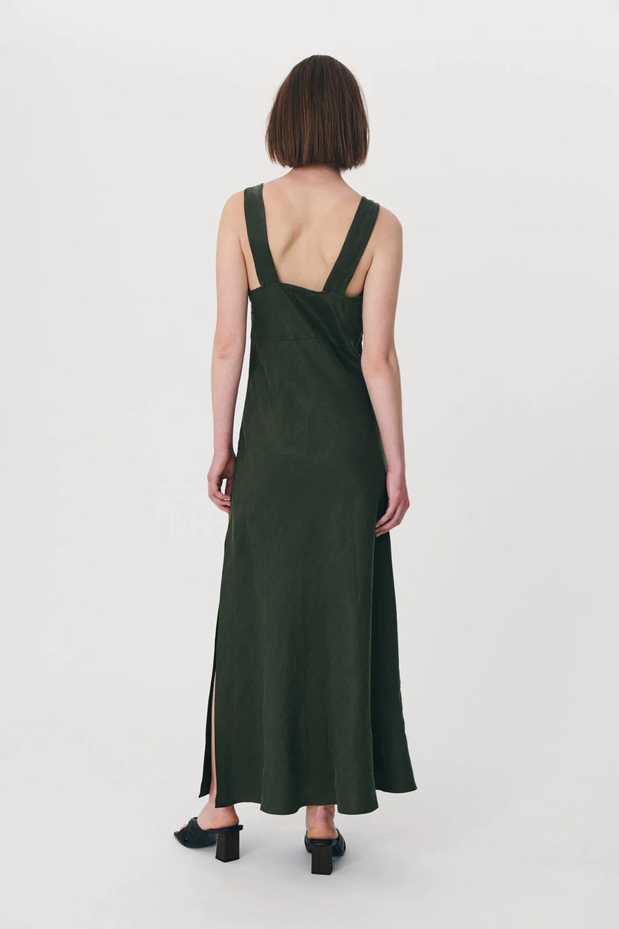 Regina Midi Dress Olive