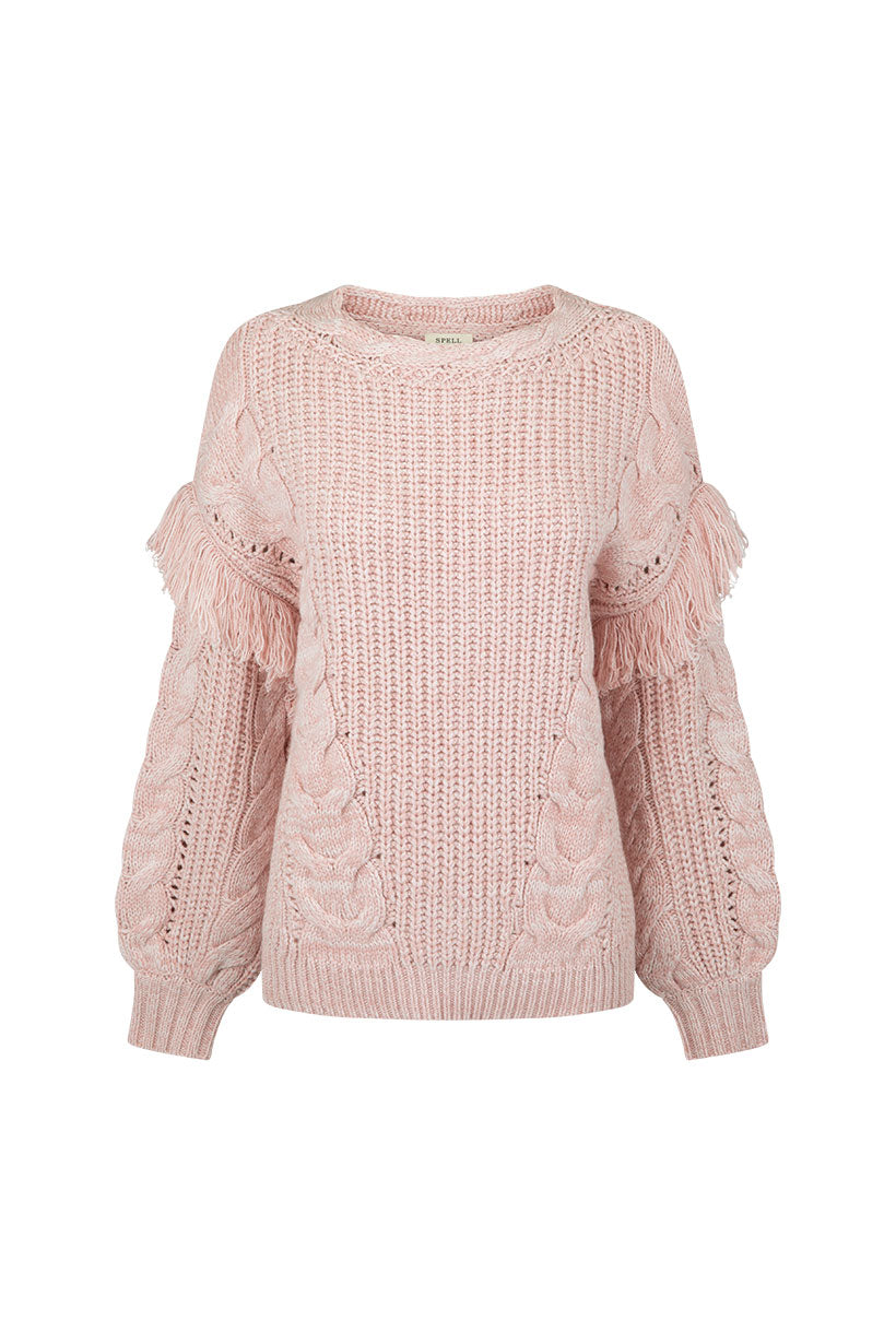 Nomadic Knit Jumper Dusty Rose