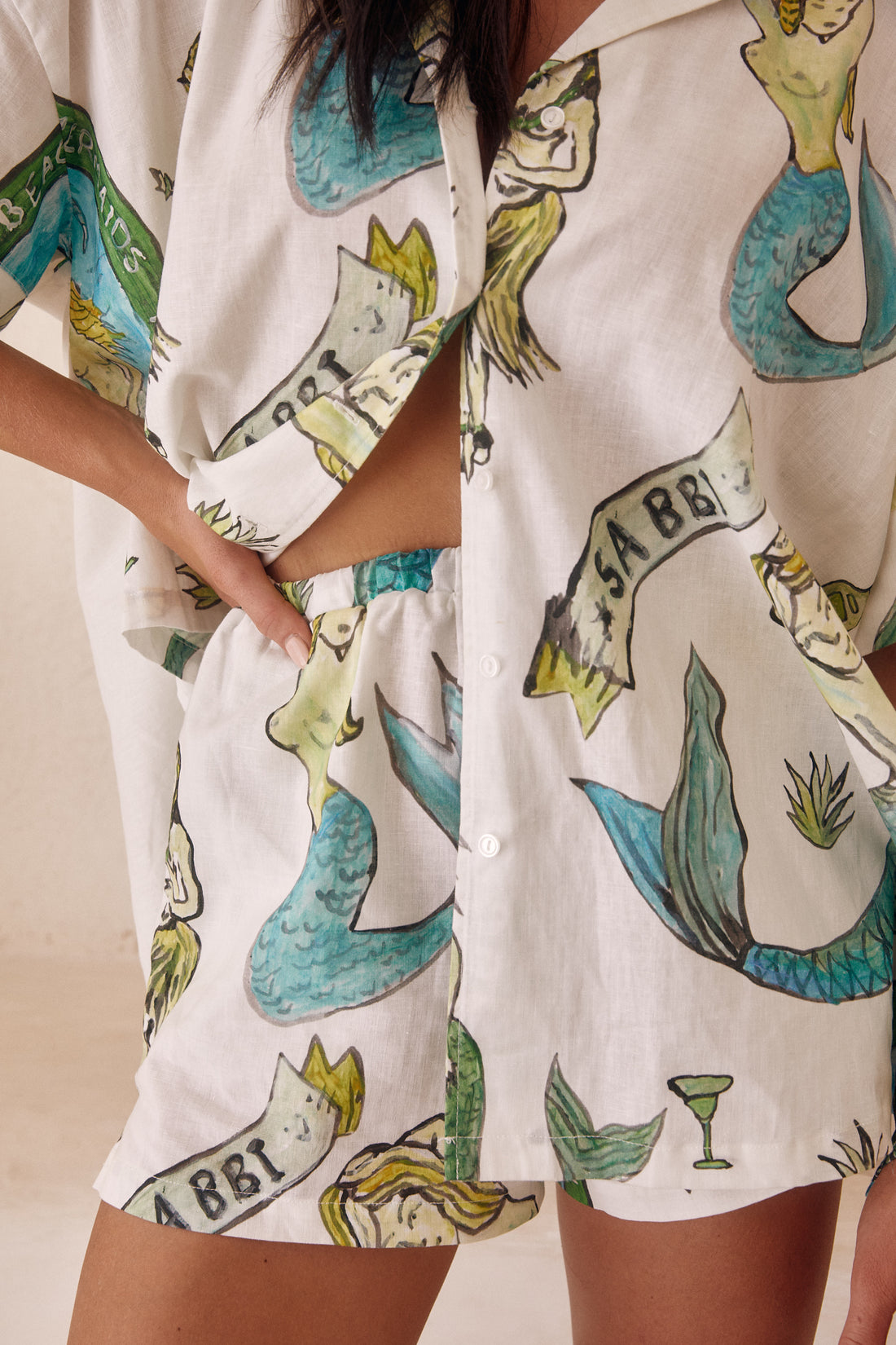 Patron S/S Shirt Mermaid Print