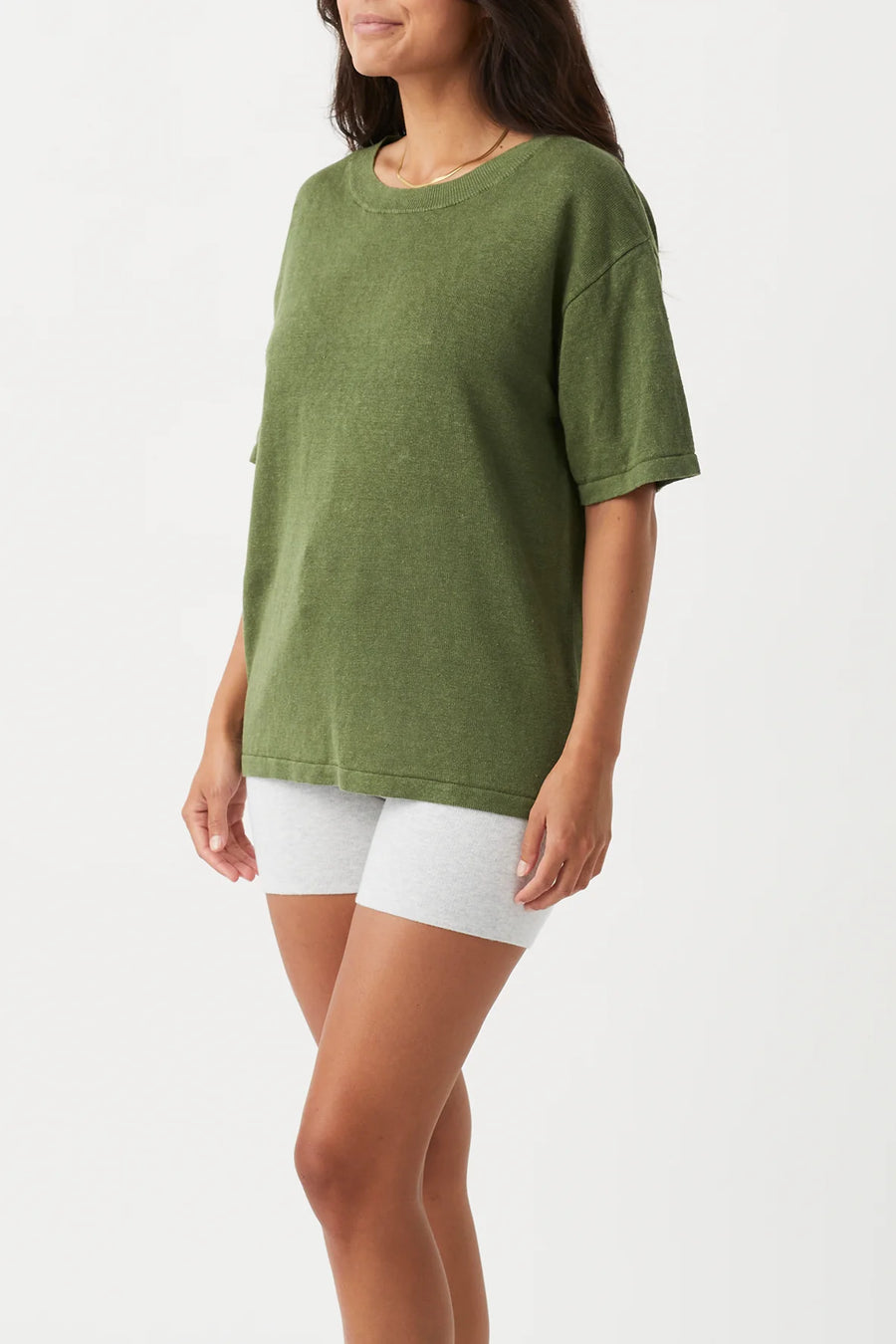 Hugo Linen T-shirt Caper