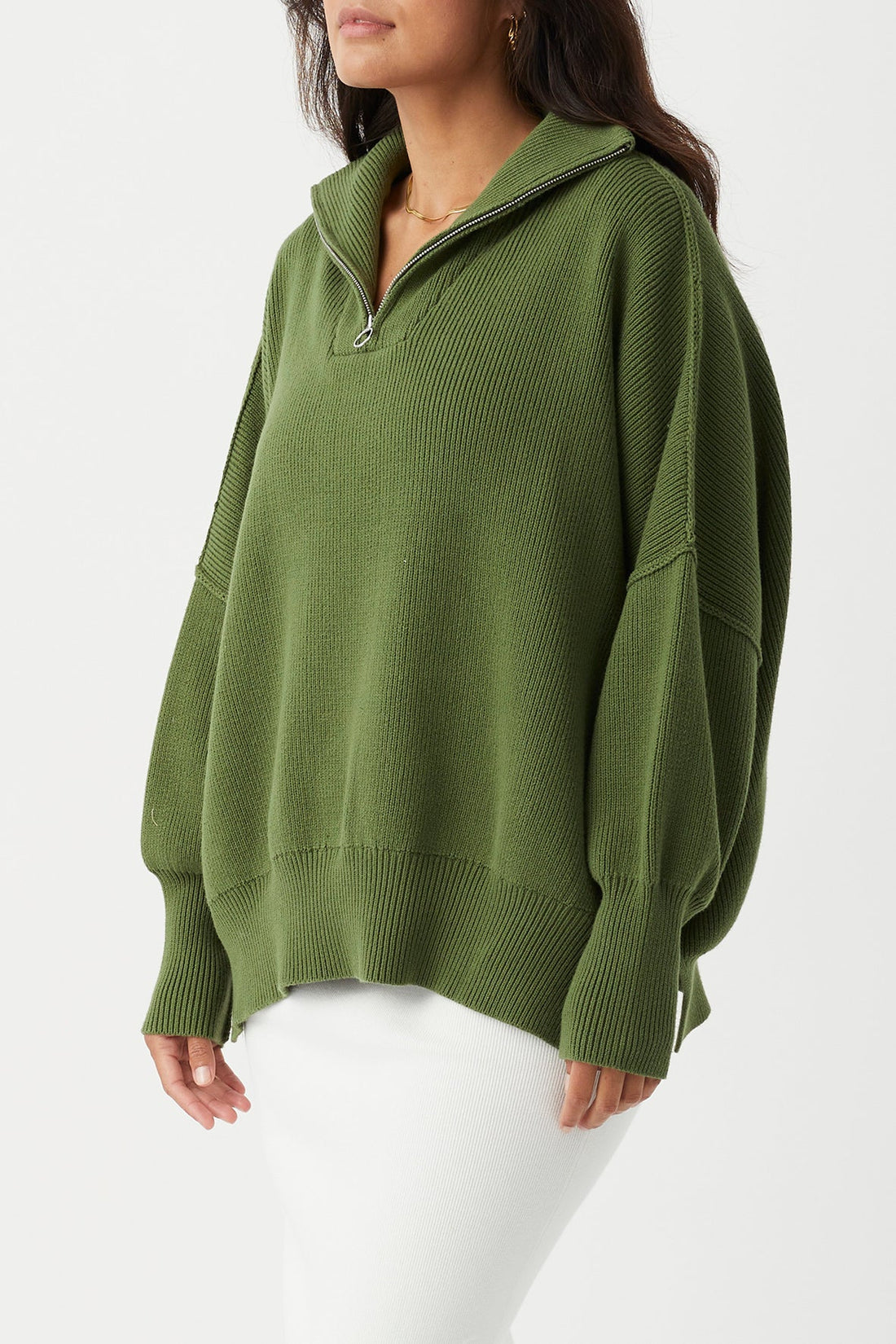 London Zip Sweater Caper