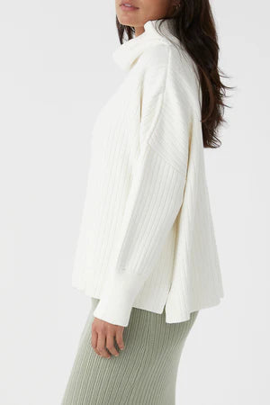 IRIS KNIT SWEATER - CREAM