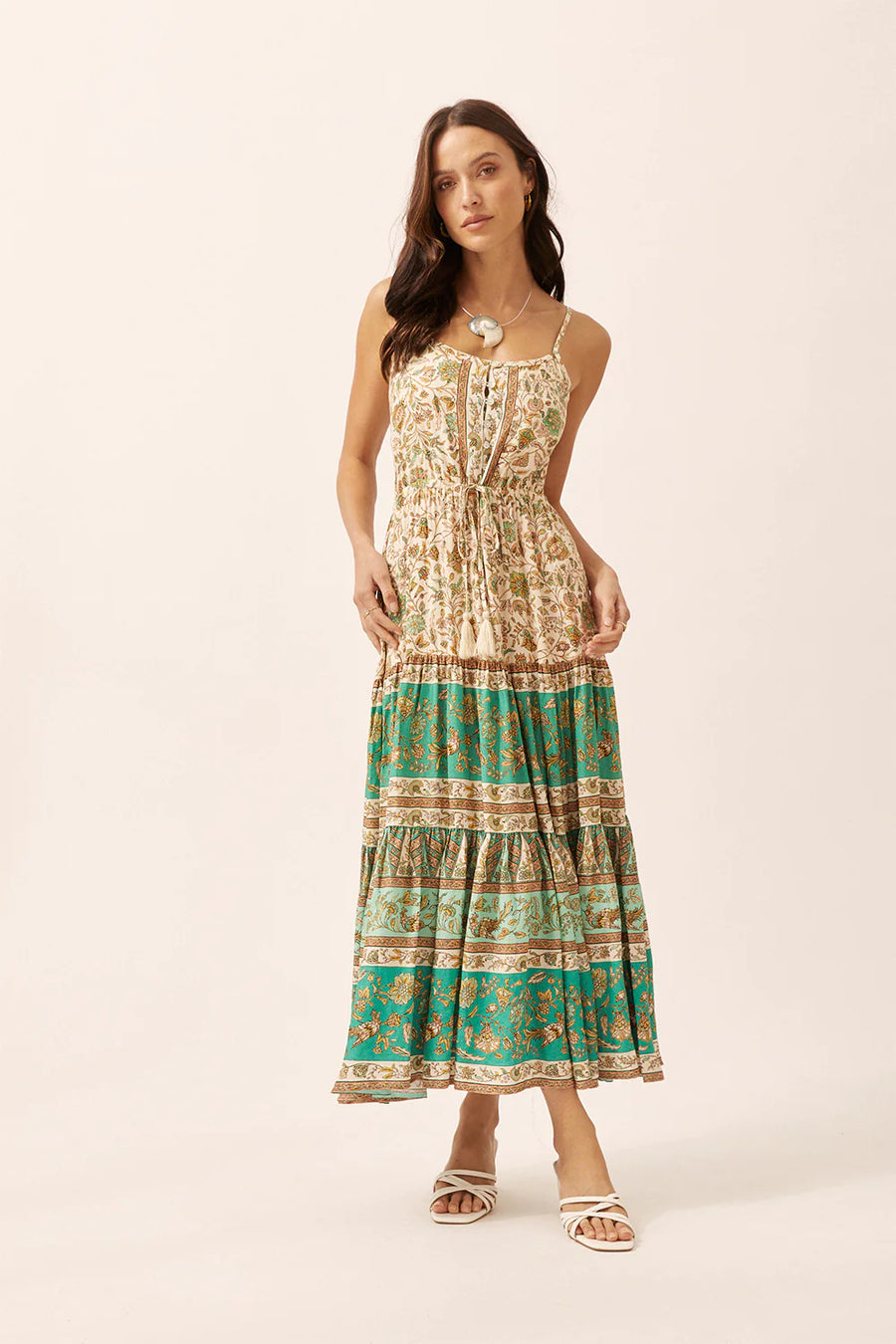 Sabba Midi Dress Eden Cream