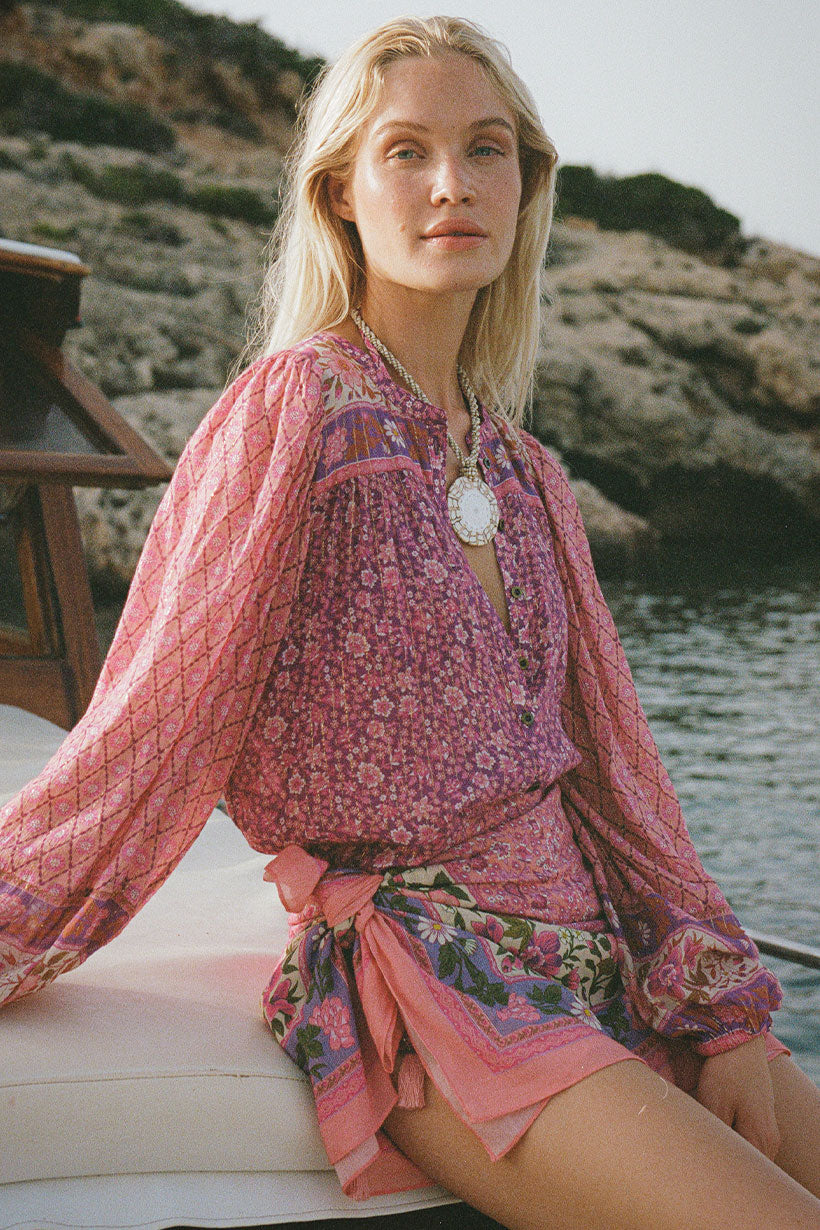 Sienna Blouse Fuchsia