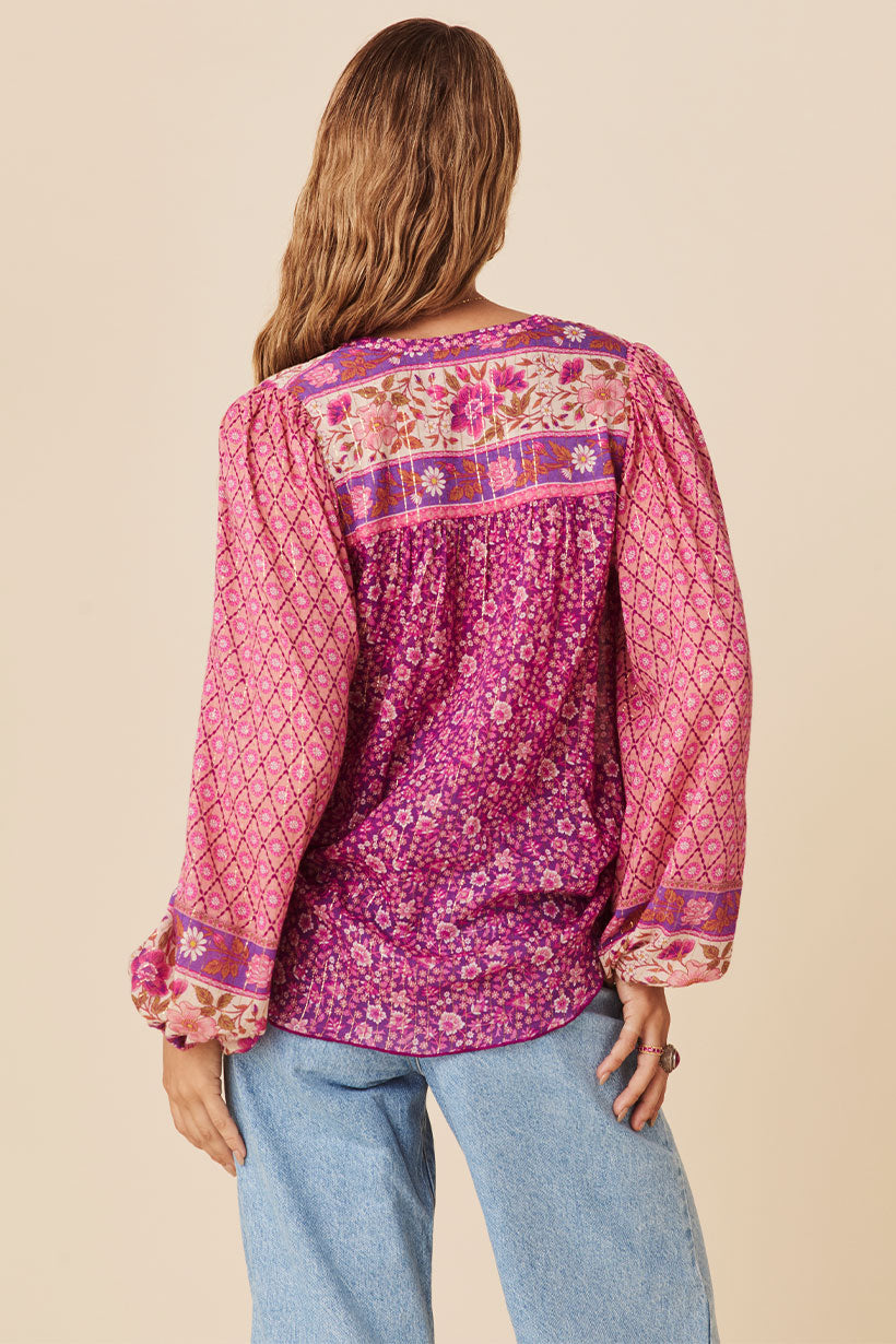 Sienna Blouse Fuchsia