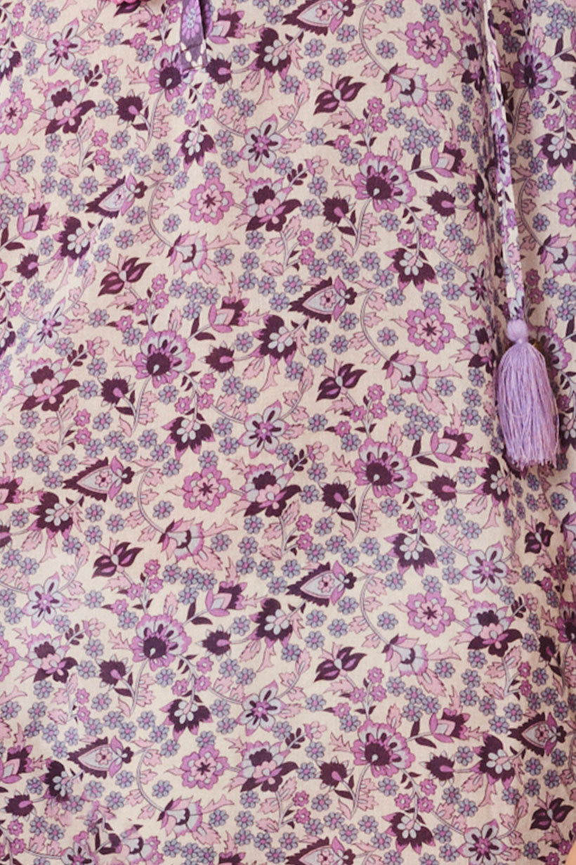Sienna Sleeveless Tunic Dress Lilac