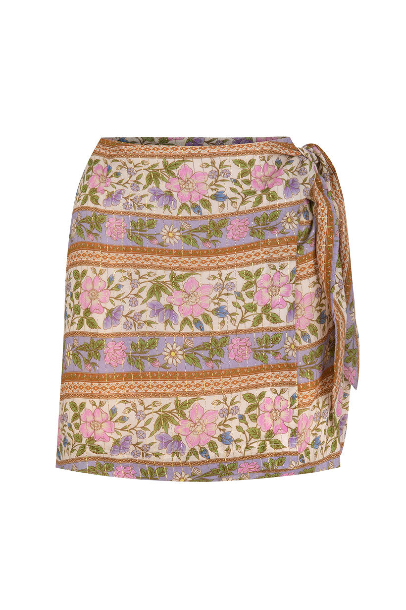 Sienna Wrap Skirt Clay