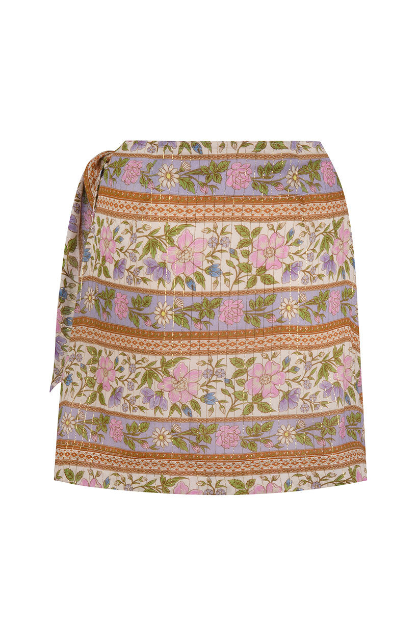 Sienna Wrap Skirt Clay