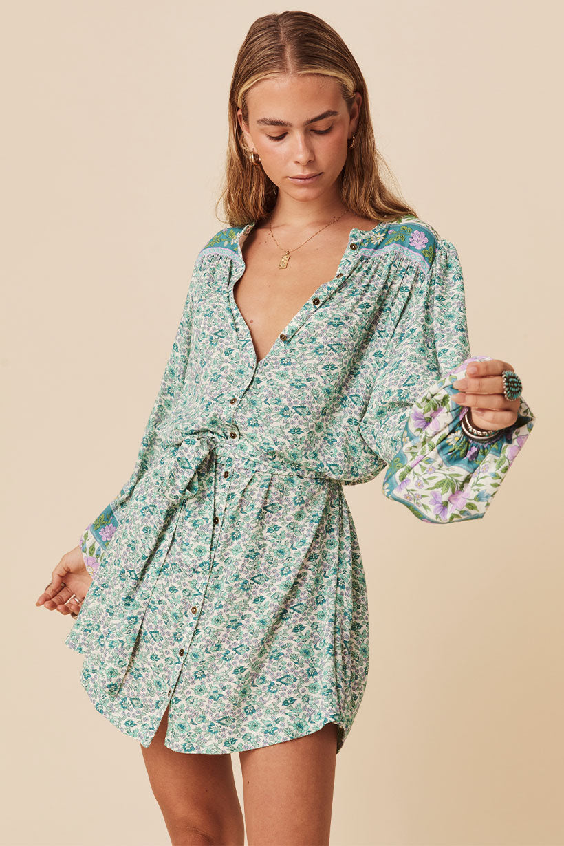 Sienna Tunic Dress Jade
