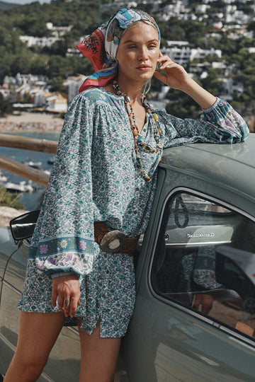 Sienna Tunic Dress Jade