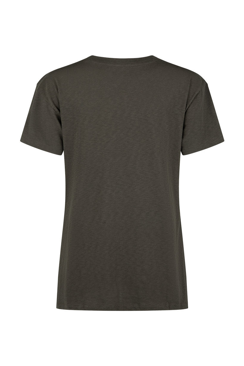 Coco Cantina Biker Tee Charcoal