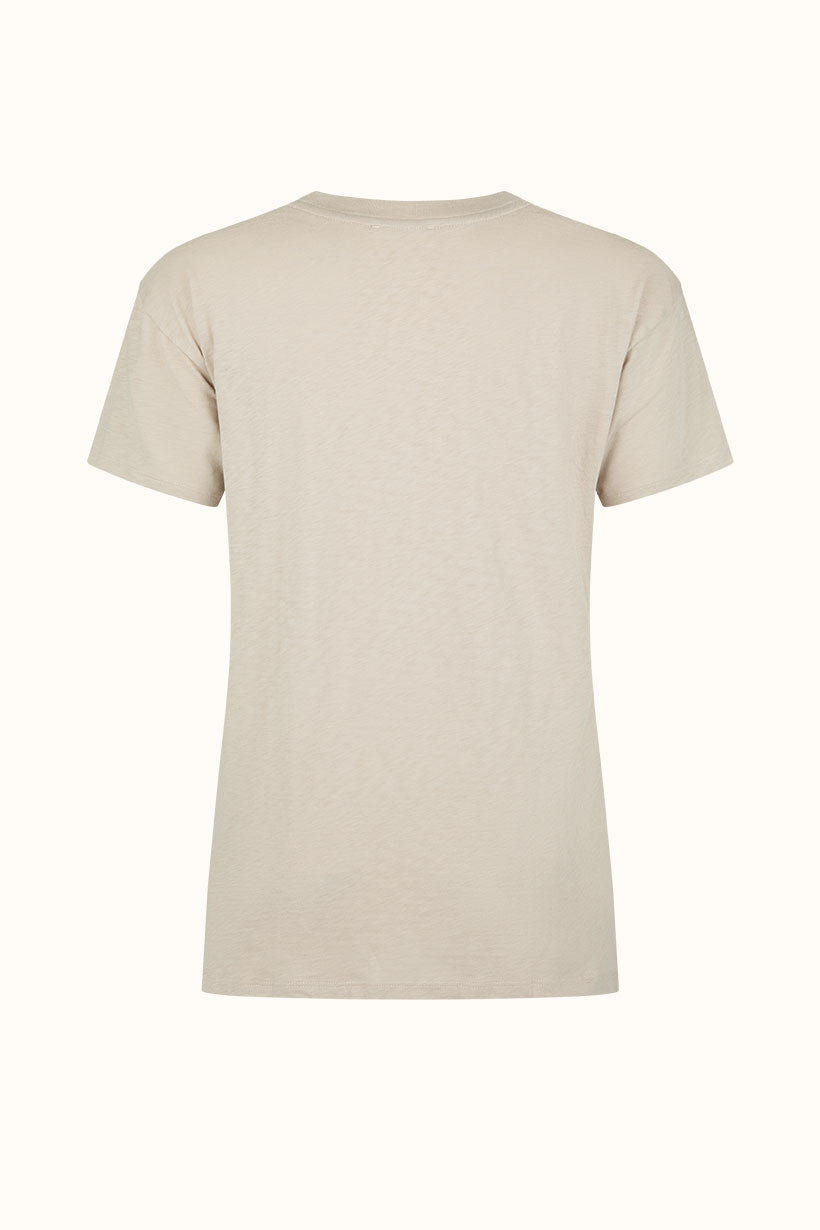 Coco Cantina Biker Tee Taupe
