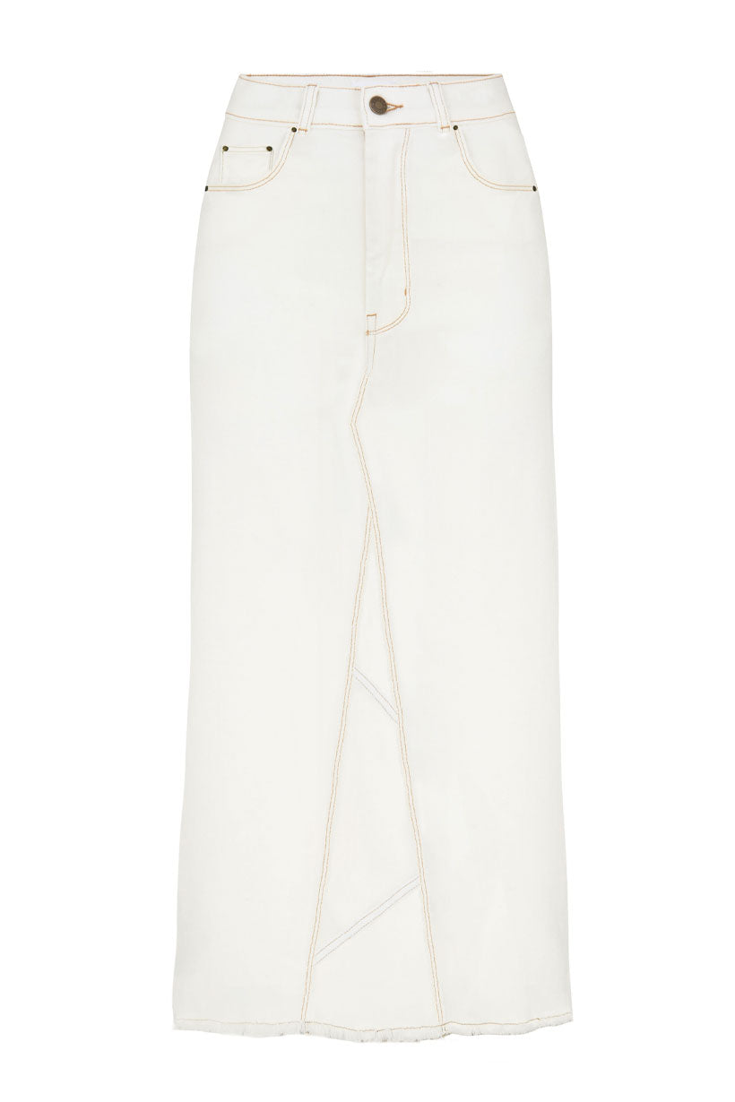 Eve Denim Skirt Salt