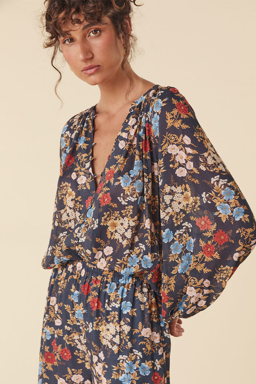 Flora Blouse Mystic