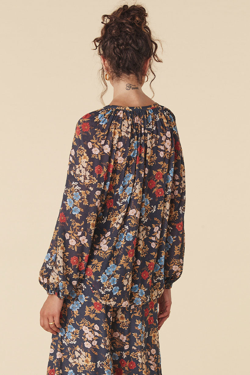 Flora Blouse Mystic