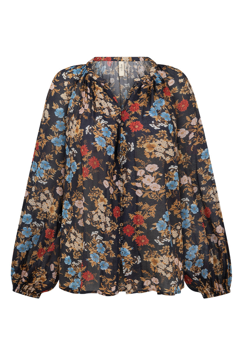 Flora Blouse Mystic