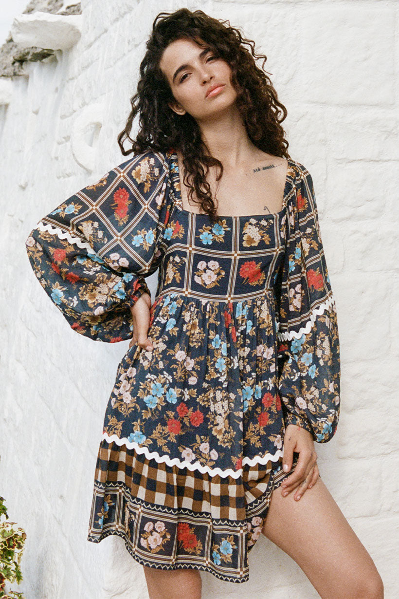 Flora Tunic Dress Mystic
