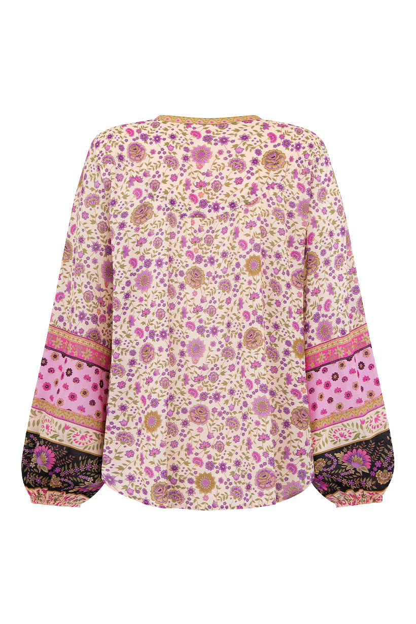 LADY UNTAMED BLOUSE LAVENDER