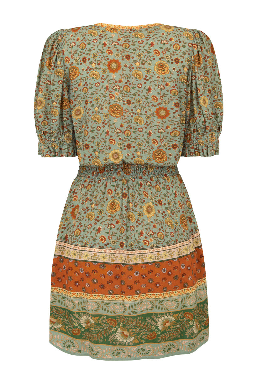 LADY UNTAMED MINI DRESS MATCHA