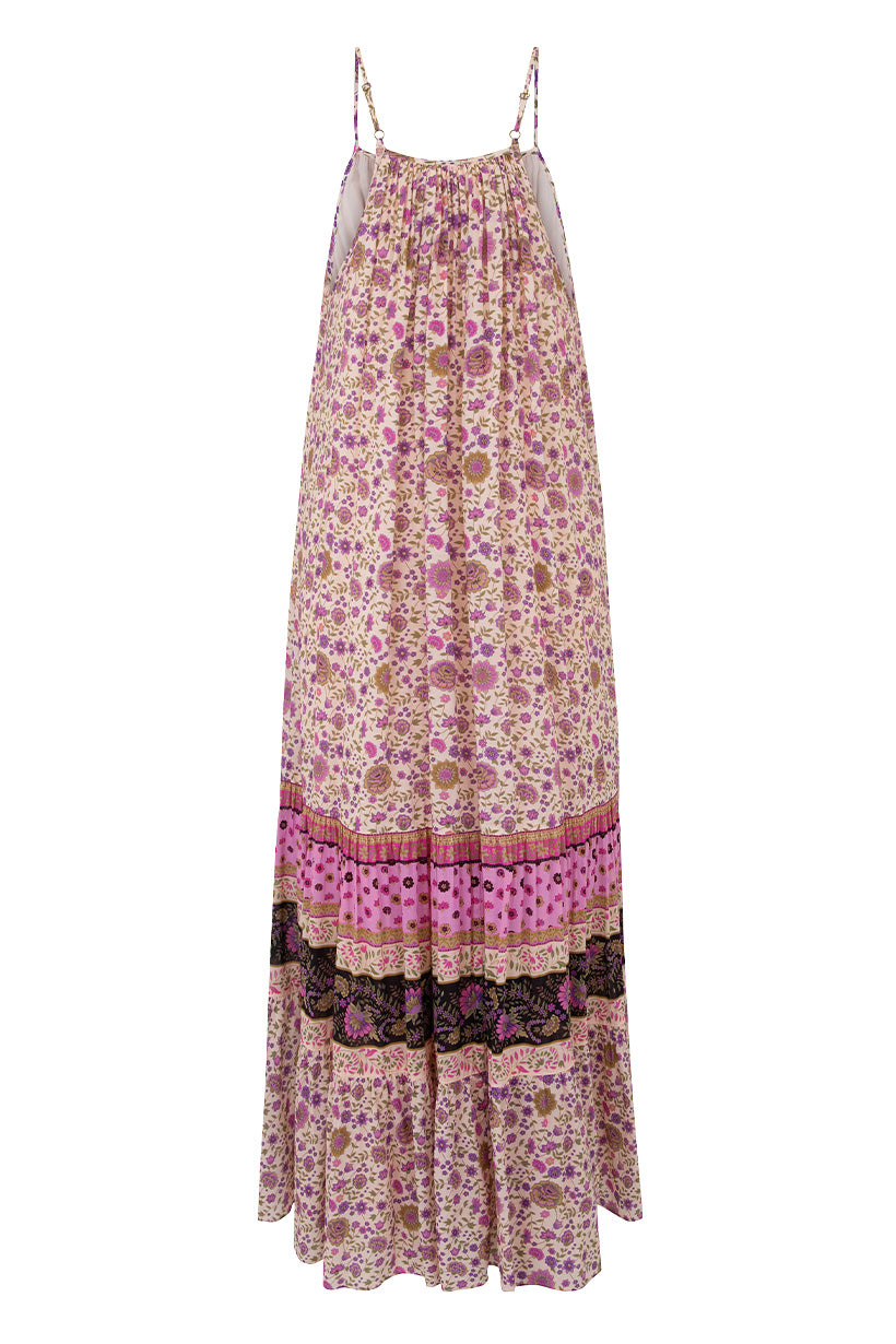 LADY UNTAMED STRAPPY MAXI DRESS LAVENDER