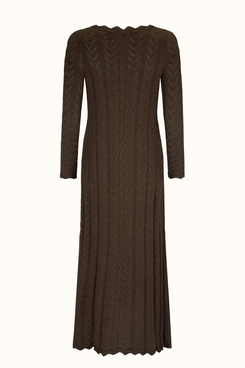 Lou Lou Knit Gown Cacao