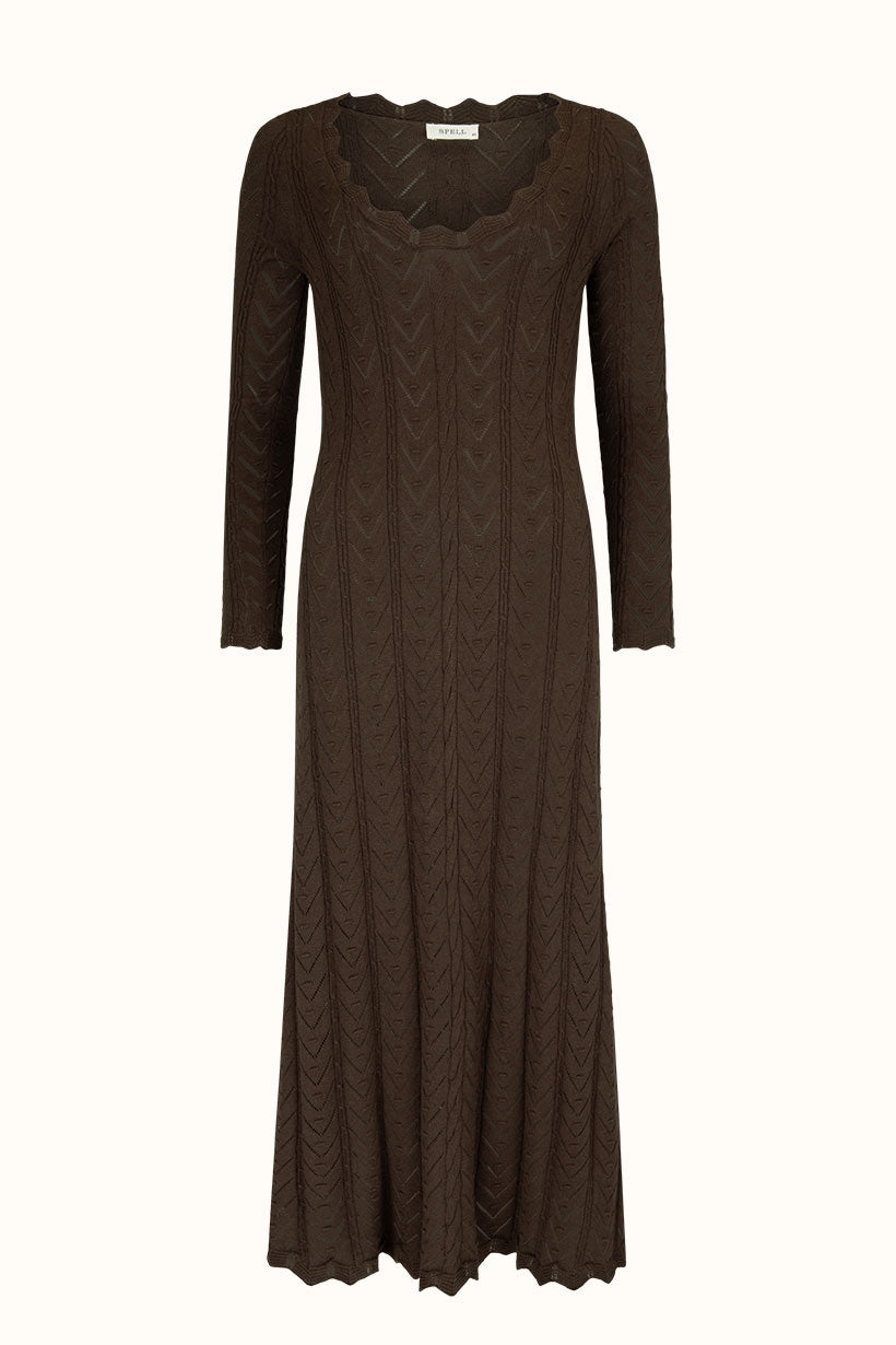 Lou Lou Knit Gown Cacao
