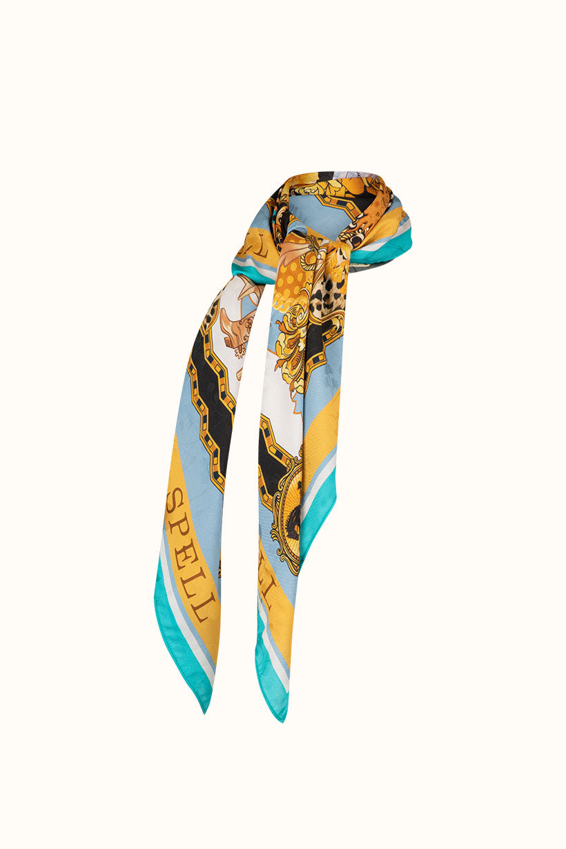 Lovers & Dreamers Head Scarf Gold
