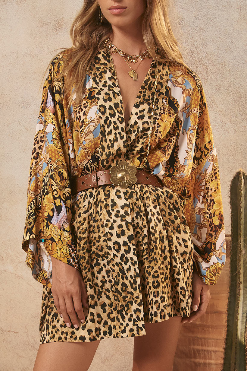 Lovers & Dreamers Short Robe Gold