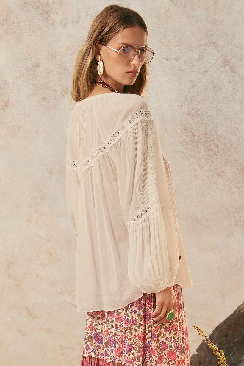 Teodora Blouse White Smoke
