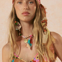 Birth of Venus Travel Scarf Caramel