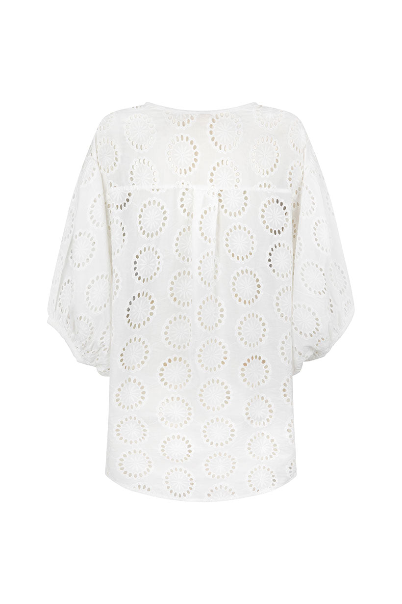 Yaya Lace Blouse Antique White