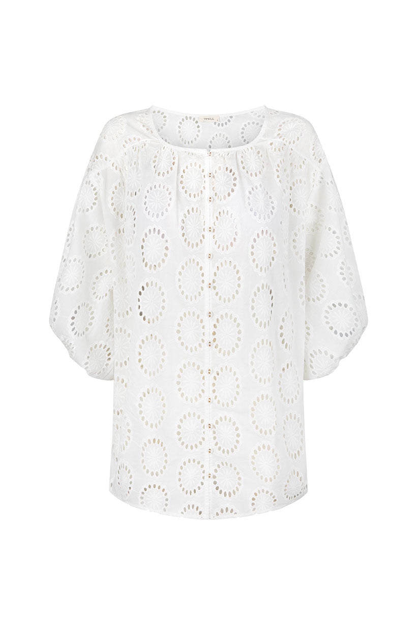 Yaya Lace Blouse Antique White
